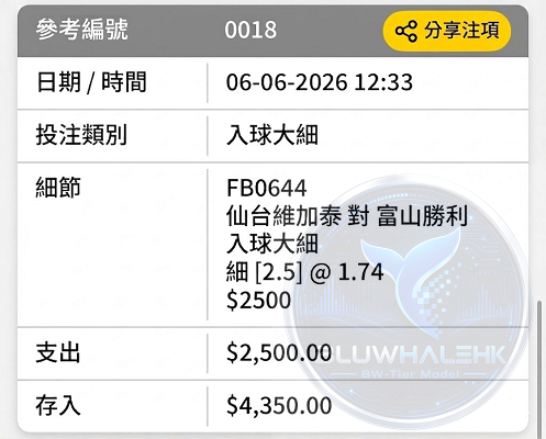 派彩真飛