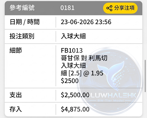 派彩真飛