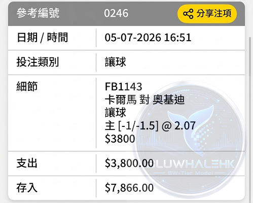 派彩真飛
