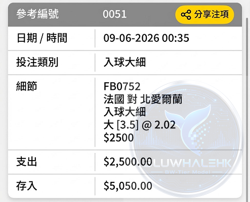 派彩真飛