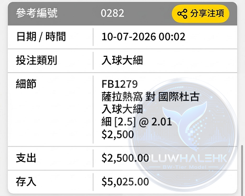 派彩真飛