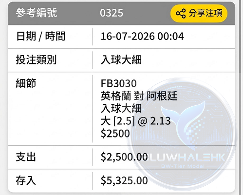 派彩真飛