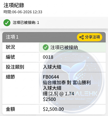 投注真飛