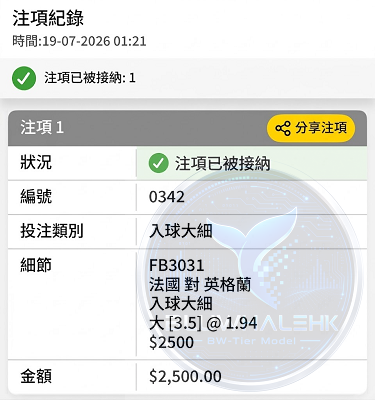 投注真飛
