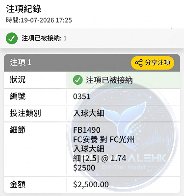 投注真飛